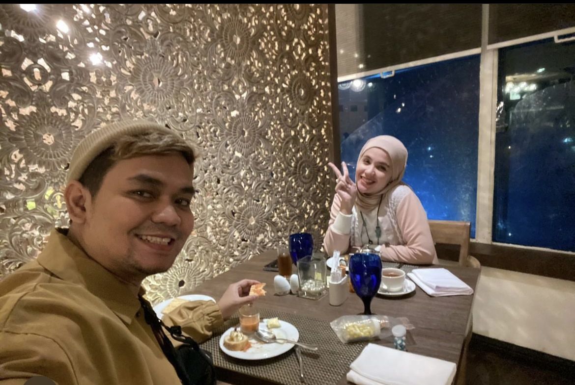 Kenangan Manis Indra Bekti dan Aldila Jelita Saat Makan Bersama