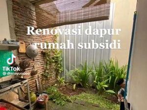 Viral Renovasi Dapur Rumah Subsidi Berbiaya Rp 45 Juta, Hasilnya Bikin Kagum