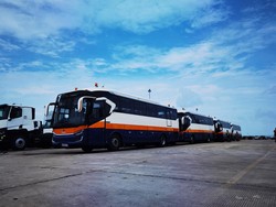 Mantap! Laksana Ekspor 4 Bus Legacy SR3 ke Laos