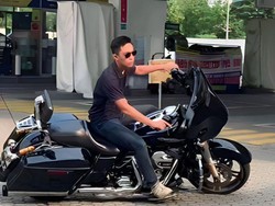 Duh! Moge Harley Punya Mario Dandy Ternyata Tak Ada Pelat Nomor