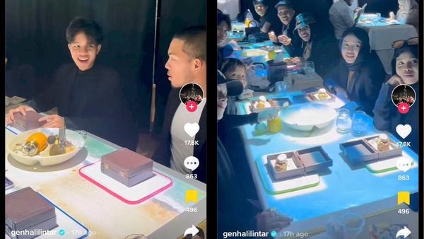 Mewah! Pesta Sweet 17 Fateh Halilintar di Resto Dubai Bertema 3D