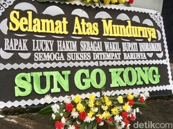 Lucky Hakim Mundur, Sun Go Kong Beri Ucapan Selamat