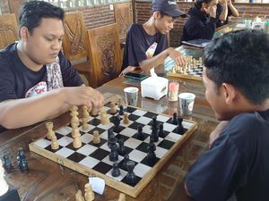 Relawan Ganjar Gandeng Pemuda Desa Gelar Turnamen Catur di Purbalingga