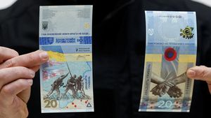 Ukraina Luncurkan Uang Peringatan Setahun Serangan Rusia