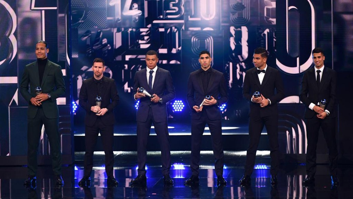 FIFpro 11 edisi 2022 (Foto: FIFA via Getty Images/Joe Maher - FIFA)