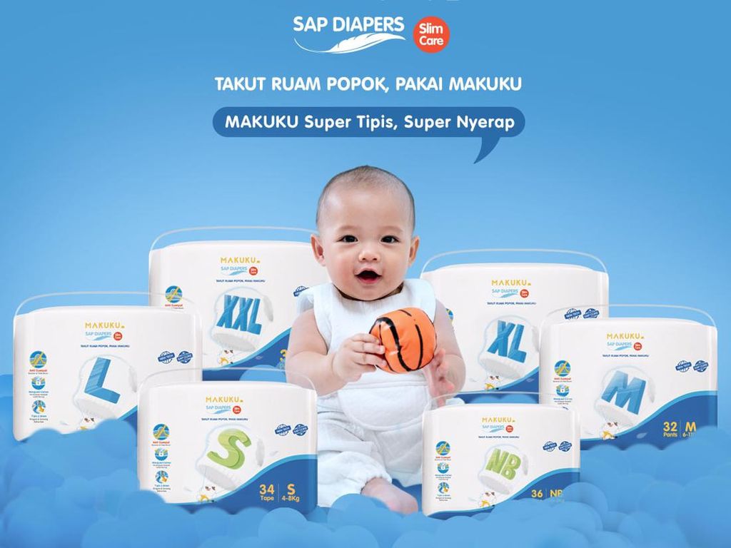 Inovasi MAKUKU Hadirkan Popok 1.6 mm Super Tipis Super Nyerap Inovasi MAKUKU Hadirkan Popok 1.6 mm Super Tipis Super Nyerap