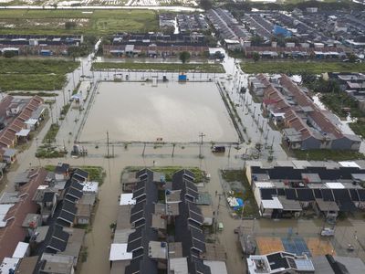 Melihat Lagi Banjir Bekasi Lewat Foto Udara