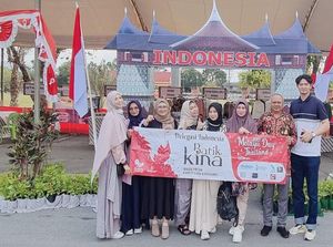 Batik Kina Khas Bandung Pikat Pengunjung Melayu Day di Thailand