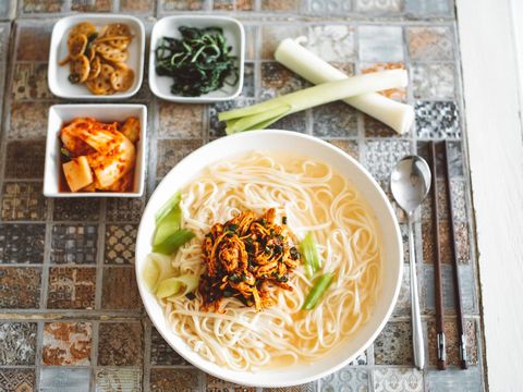 Ilustrasi makanan Korea