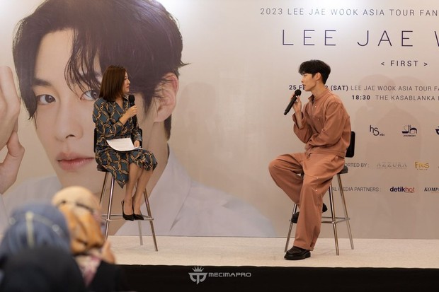 Lee Jae Wook terkesan dengan sambutan dari fans di Indonesia/Foto:Instagram.com/mecimapro Lee Jae Wook terkesan dengan sambutan dari fans di Indonesia