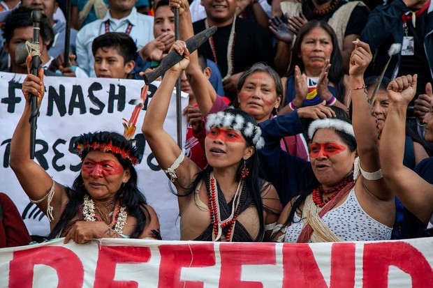 Nemonte Nenquimo/Foto: Instagram/@nemonte.nenquimo Nemonte Nenquimo/Foto: Instagram/@nemonte.nenquimo