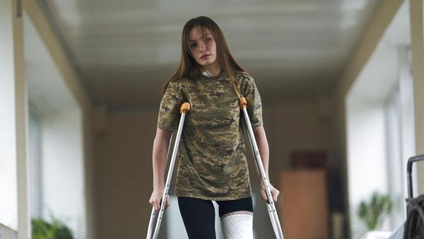 Potret Tentara Wanita Ukraina Kehilangan Satu Kaki Saat Lawan Rusia