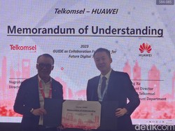Telkomsel-Huawei Teken MoU Eksplorasi Teknologi dan Otak