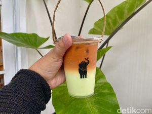 Segar! Bisa Cicip Thai Tea Pandan Latte di Dum Dum Cafe Segar! Bisa Cicip Thai Tea Pandan Latte di Dum Dum Cafe