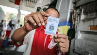 Potret Beli BBM Sudah Mulai Pakai QR Code