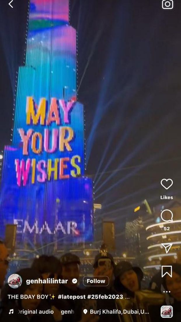 Potret Gen Halilintar Rayakan Sweet Seventeen Fateh di Burj Khalifa Potret Gen Halilintar Rayakan Sweet Seventeen Fateh di Burj Khalifa.
