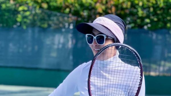 5 Potret Syahrini Main Tenis, Ternyata Sudah Hobi Sejak 2020