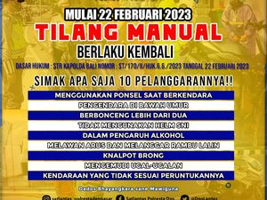 Warning! Tilang Manual Berlaku Lagi di Bali Warning! Tilang Manual Berlaku Lagi di Bali
