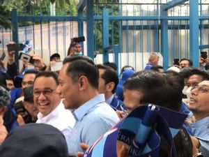 Anies Datangi Markas Demokrat, Disambut AHY-Ibas