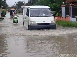 9 Desa di Brebes Kebanjiran, Puluhan Hektare Lahan Padi-Bawang Terendam