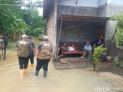Bengawan Solo Meluap, Giripurwo-Giritirto Wonogiri Kebanjiran