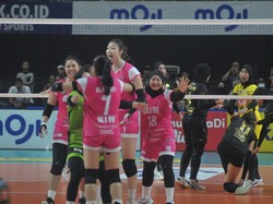 Sengit! Jakarta BIN Kalahkan Gresik Petrokimia Pupuk Indonesia 3-2