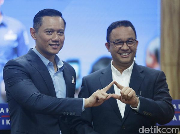 Foto: AHY Deklarasikan Anies Capres Partai Demokrat