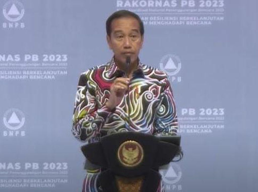 Jokowi Buka Rakornas BNPB di JIExpo Kemayoran