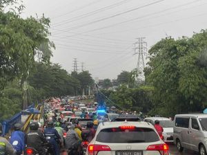 Kawasan GDC Depok Macet Parah Pagi Tadi, Ini Penyebabnya Kawasan GDC Depok Macet Parah Pagi Tadi, Ini Penyebabnya