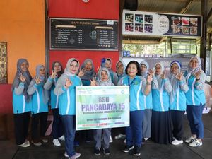 Pegadaian Resmikan 15 Bank Sampah Unit Baru di Kota Padang