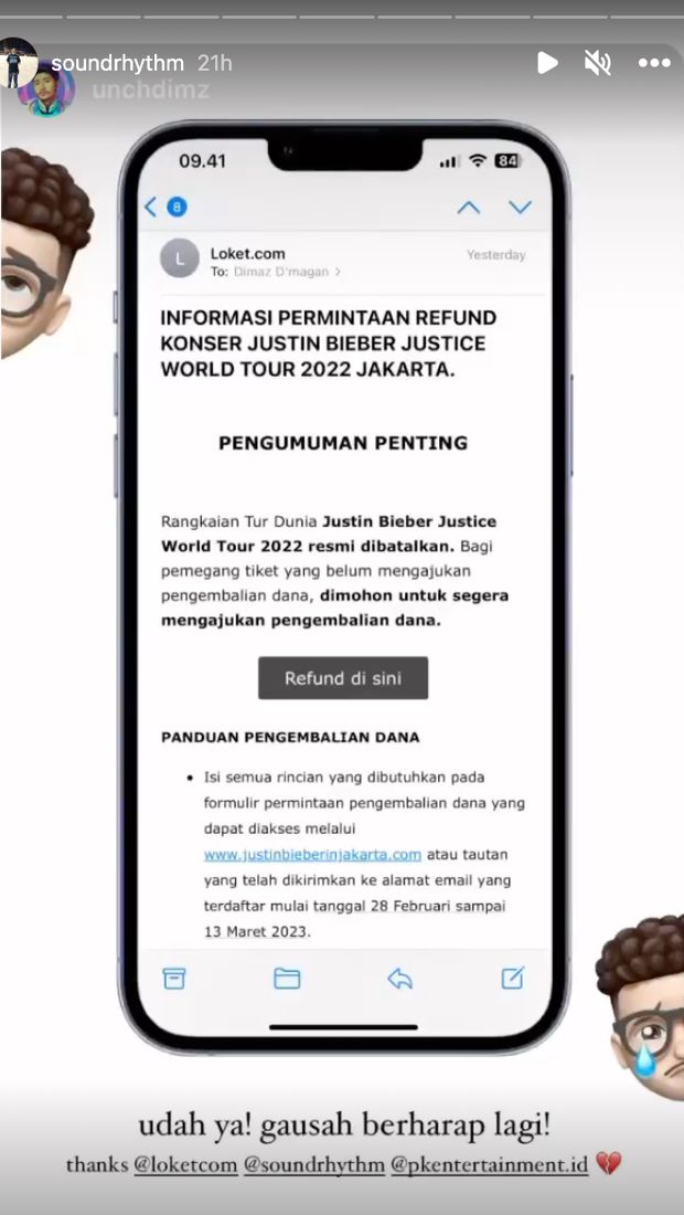 Pembatalan Konser Justin Bieber di Indonesia