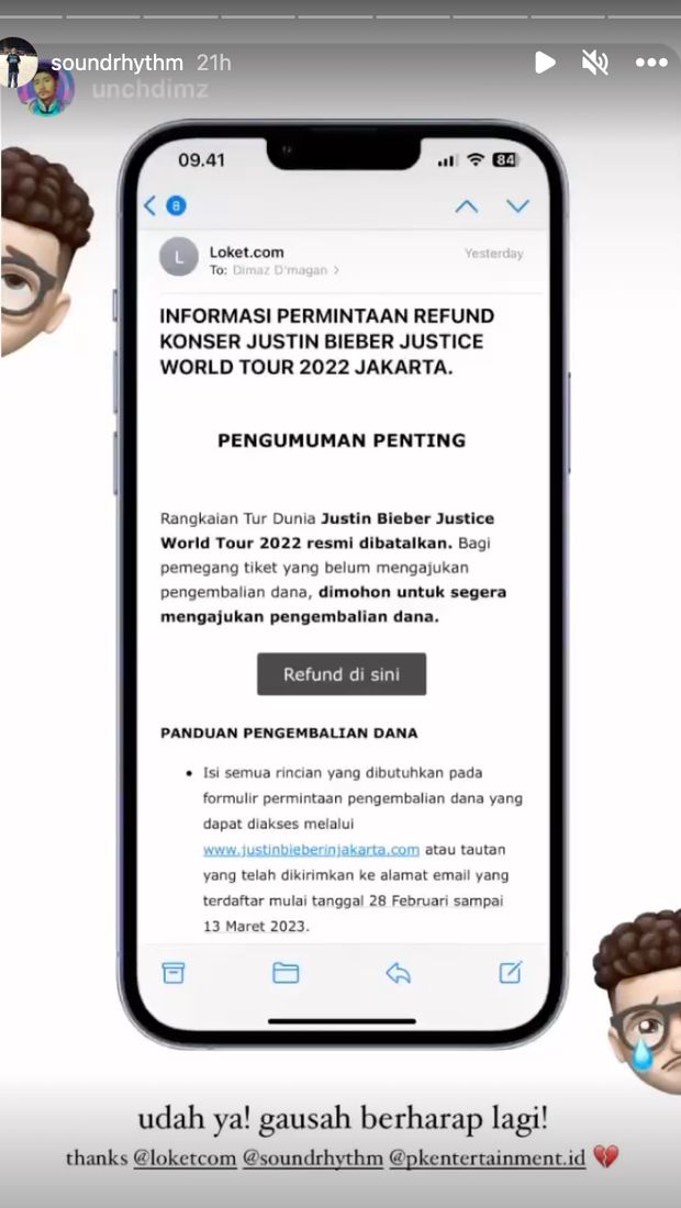 Pembatalan Konser Justin Bieber di Indonesia Pembatalan Konser Justin Bieber di Indonesia