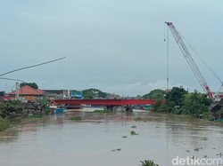 Progres Proyek Jembatan Juwana Pati yang Bakal Diuji Coba 1 April 2023