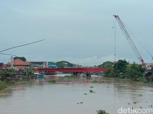 Progres Proyek Jembatan Juwana Pati yang Bakal Diuji Coba 1 April 2023 Progres Proyek Jembatan Juwana Pati yang Bakal Diuji Coba 1 April 2023