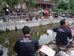 Relawan Ganjar Milenial Gelar Lomba Mancing di Sragen, Ini Tujuannya
