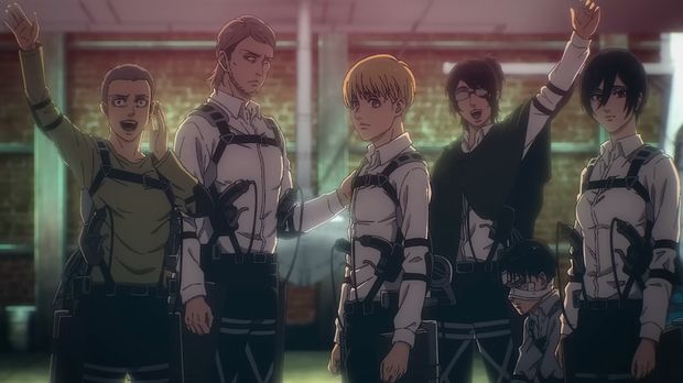 Attack on Titan The Final Season Part 3 (2023) tayang mulai 3 Maret 2023 di Jepang.