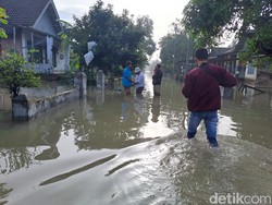 3 Sungai di Jombang Meluap Sebabkan 8 Desa Diterjang Banjir