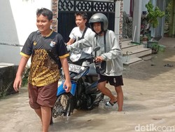 Bengawan Solo Meluap, Permukiman Warga Bojonegoro Mulai Terendam