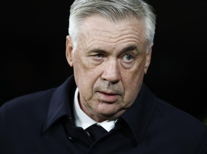 Soccer Football - Copa del Rey - Semi Final - First Leg - Real Madrid v FC Barcelona - Santiago Bernabeu, Madrid, Spain - March 2, 2023 Real Madrid coach Carlo Ancelotti before the match REUTERS/Juan Medina