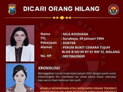 Dokter Asal Malang Dilaporkan Hilang Sejak 2021