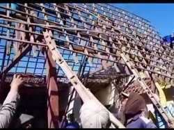 Dua Rumah di Bojonegoro Roboh Tergerus Aliran Bengawan Solo