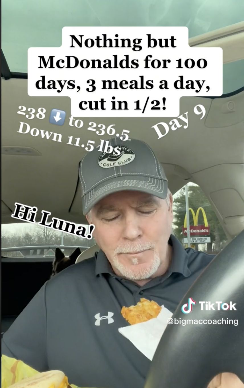 Makan McDonald's Selama 100 Hari, Pria Ini Berhasil Turun BB