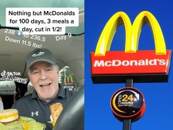 Makan McDonalds Selama 100 Hari, Pria Ini Berhasil Turun BB