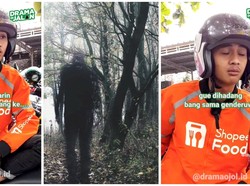 Merinding! Ojol Ini Diganggu Genderuwo Saat Antar Makanan