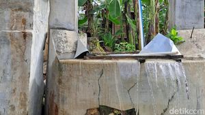 Penampakan Fenomena Air Sumur Meluap Tumpah-tumpah di Wonogiri