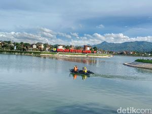 Cantiknya Kolam Retensi Andir yang Akan Diresmikan Jokowi