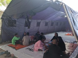 Kondisi 342 Warga Mengungsi ke Posko PMI Usai Kebakaran Depo Plumpang