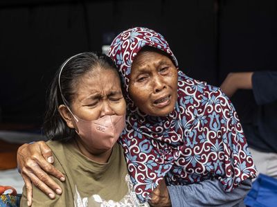 Kondisi Pengungsi Kebakaran Depo Plumpang di Posko PMI