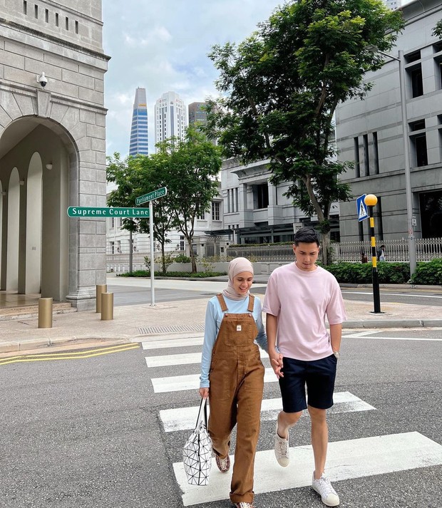 Nycta Gina dengan overall/Sumber: IG @missnyctagina