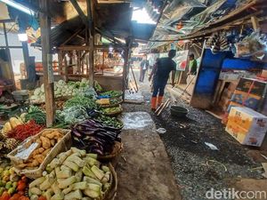 Pasar Baleendah Mendadak Dipoles Jelang Didatangi Jokowi